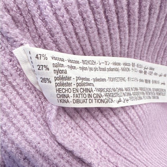 Zara Lilac Turtleneck Sweater - Picture 10 of 10